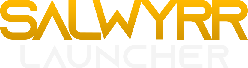 Salwyrr Launcher full white logo